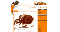 Desktop Screenshot of getmeondigitalradio.com