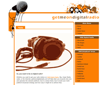 Tablet Screenshot of getmeondigitalradio.com